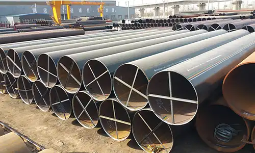 How to calculate the required wall thickness for steel pipe in high-pressure mining applications?